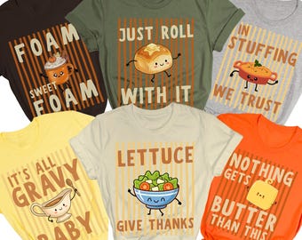 Personalized Thanksgiving Family Shirt, Thanksgiving Matching Shirts, Family Cousins Tee, Friendsgiving Tee 2026, Fall Family Reunion Shirt