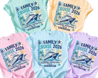 Family Cruise Shirts Cousin Cruise Shirts, Funny Cruise Gift Ideas Mediterranean Cruise Ship, Caribbean Cruise Group Vacation Matching Tees