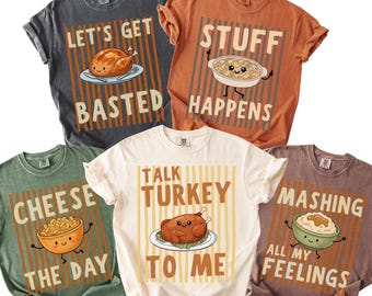 Personalized Thanksgiving Family Shirt, Thanksgiving Matching Shirts, Family Cousins Tee, Friendsgiving Tee 2026, Fall Family Reunion Shirt
