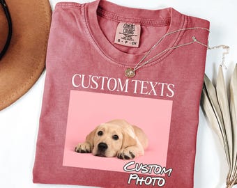 Custom Shirt, Personalized T-Shirt, Custom Logo Shirt, Business Merch Tshirt, Company Logo Tee, Custom Pet Photo Shirt, Custom Text Tee