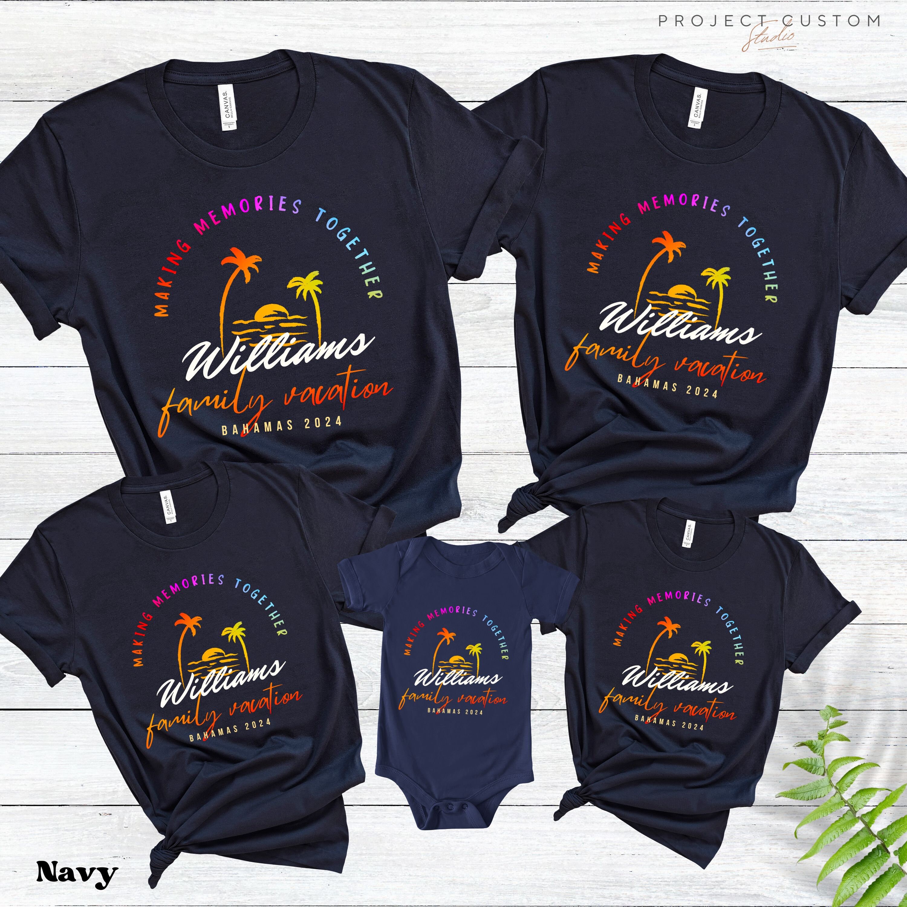 Discover Personalized Family Vacation 2024 Shirt Custom Name T-Shirt