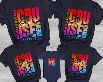 Personalized Graduation Cruise Shirt 2026 Caribbean Cruise Crew Matching Shirts Birthday Family Cruise Squad Custom Name Tshirt Group Tees