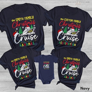 Personalized Christmas Cruise 2025 Shirt, Custom Christmas Cruise Shirt, Family Christmas Cruise Shirt, Christmas Family Vacation Shirt