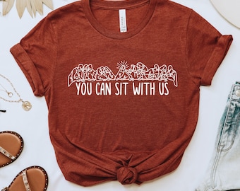 Jesus Sweatshirt Christian Crewneck Worship Shirt Apparel Kindness Faith Based Tshirt You Can Sit With Us Scripture Tee Pastor Wife Gift YS1