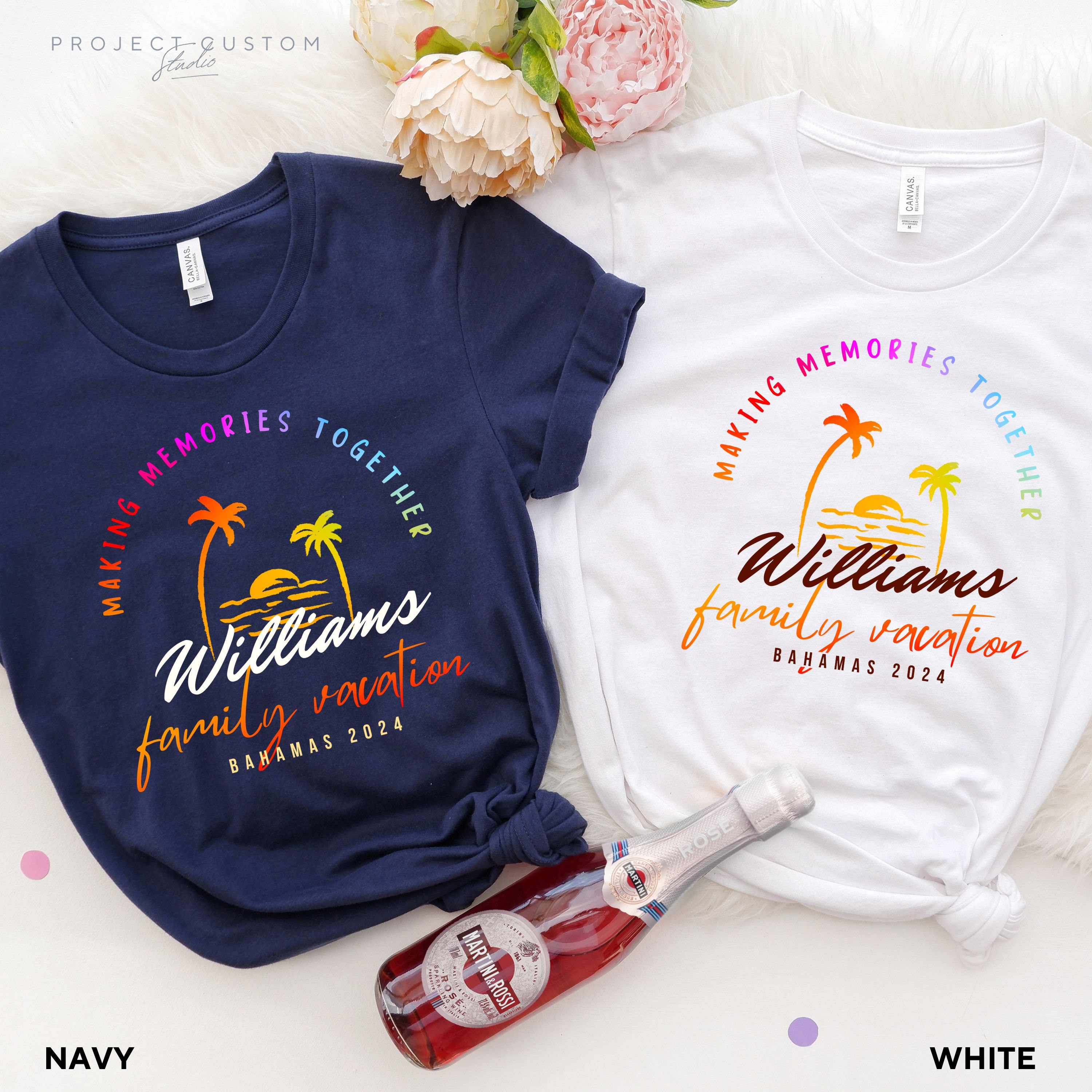 Discover Personalized Family Vacation 2024 Shirt Custom Name T-Shirt