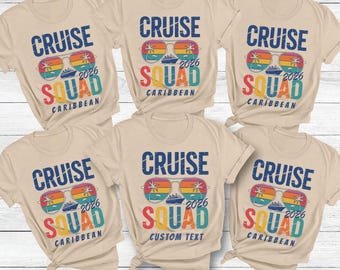 Cruise Squad Shirts: Vacation Cruise Matching Shirts For Family And Friends