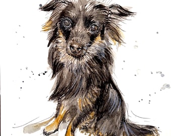 Personalised pet portraits, pet art, dog painting, painting of pets, custom painting, cat drawing, cat lover gift , animal painting