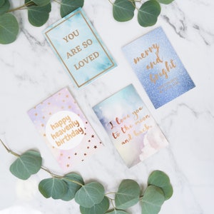 Jeu de cartes de voeux ange bébé : mini-cartes de style carnet à écrire directement à votre enfant perdu | Comprend des invites d'écriture | Pour la perte de bébé