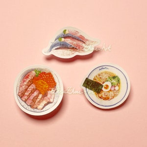Pack d'autocollants culinaires - Jeu d'autocollants culinaires japonais A | Stickers agenda, Stickers scrapbooking, Stickers mignons, Stickers ordinateur portable dessinés à la main, aquarelle