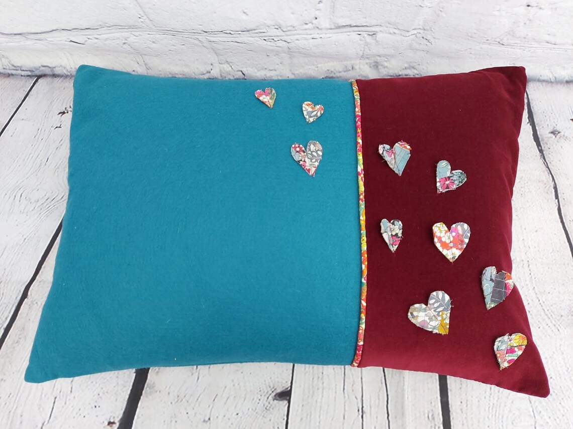 Feather filled cushion handmade Etsy