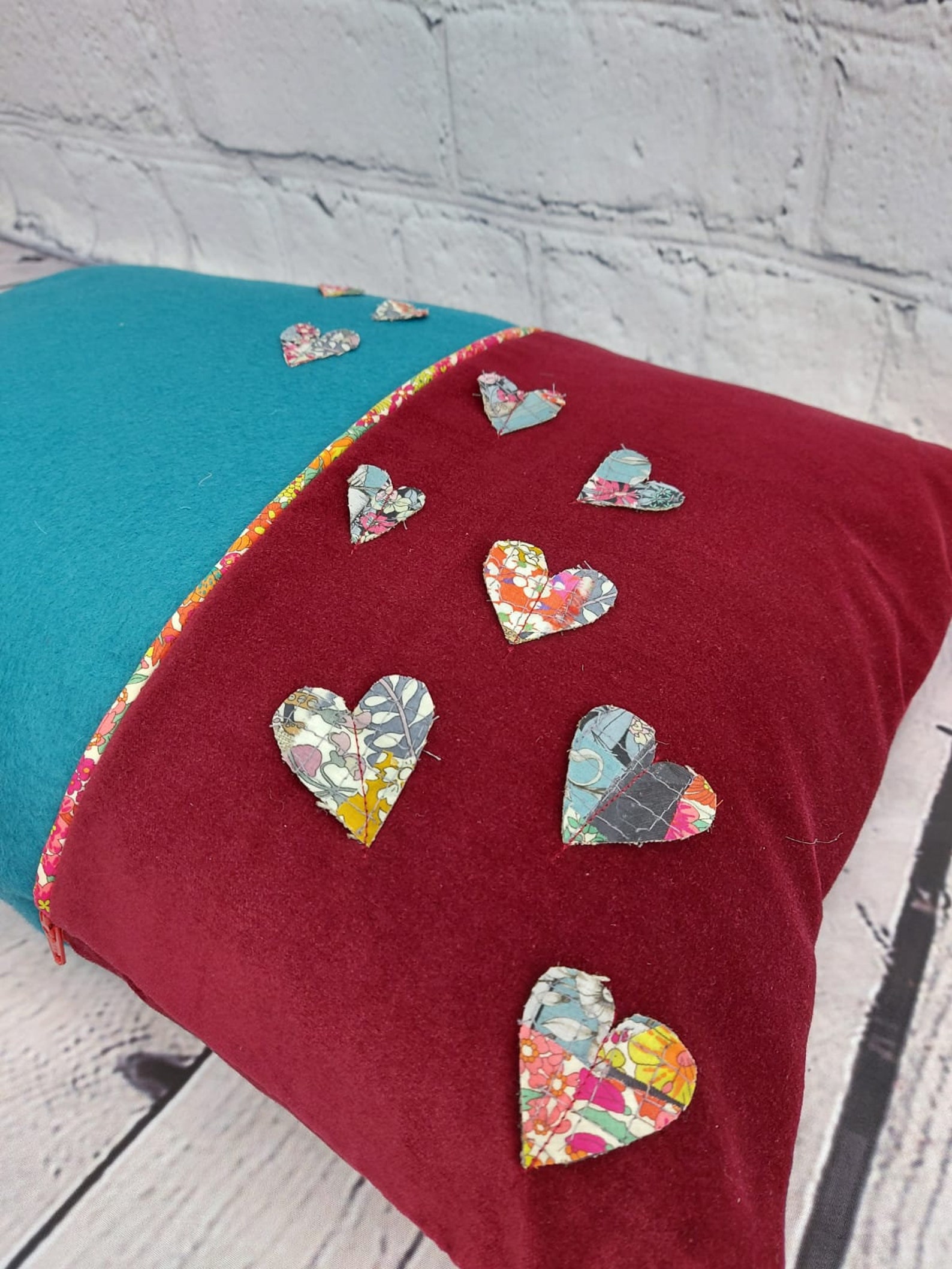 Feather filled cushion handmade Etsy