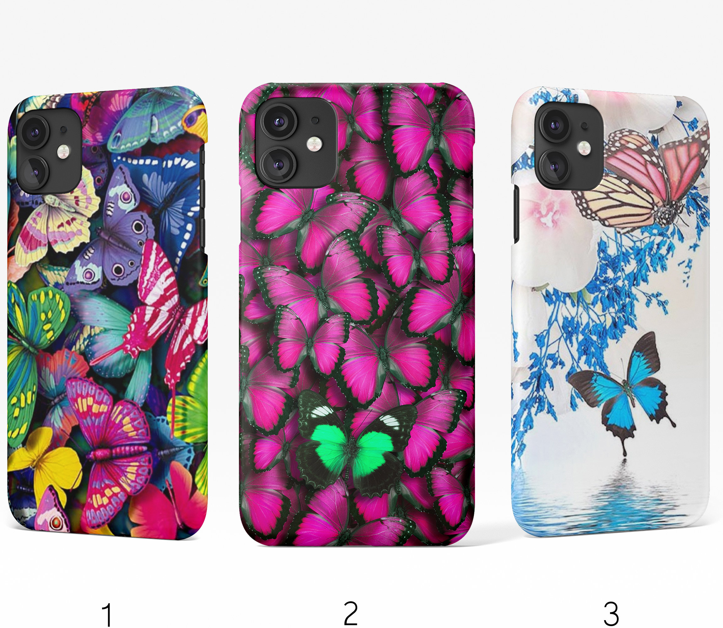 Butterfly iPhone case butterflies case iPhone 12 Pro Max case Etsy