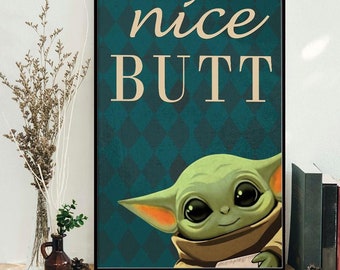 Baby Yoda Poster Etsy Baby Yoda Poster Etsy