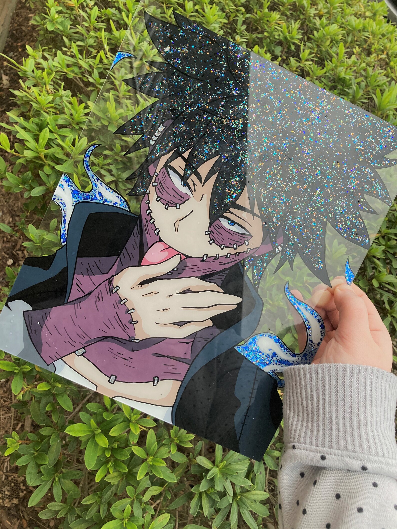 Custom Anime/Manga Glass Painting Etsy