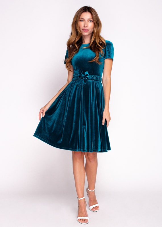Mommy and me teal green velvet dresses, Mother and Daughter dresses, photoshoot dress for Mother and daughter, dresses for girls