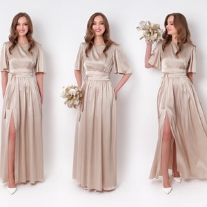 sachin and babi light blue dress Plus Size Champagne Dresses