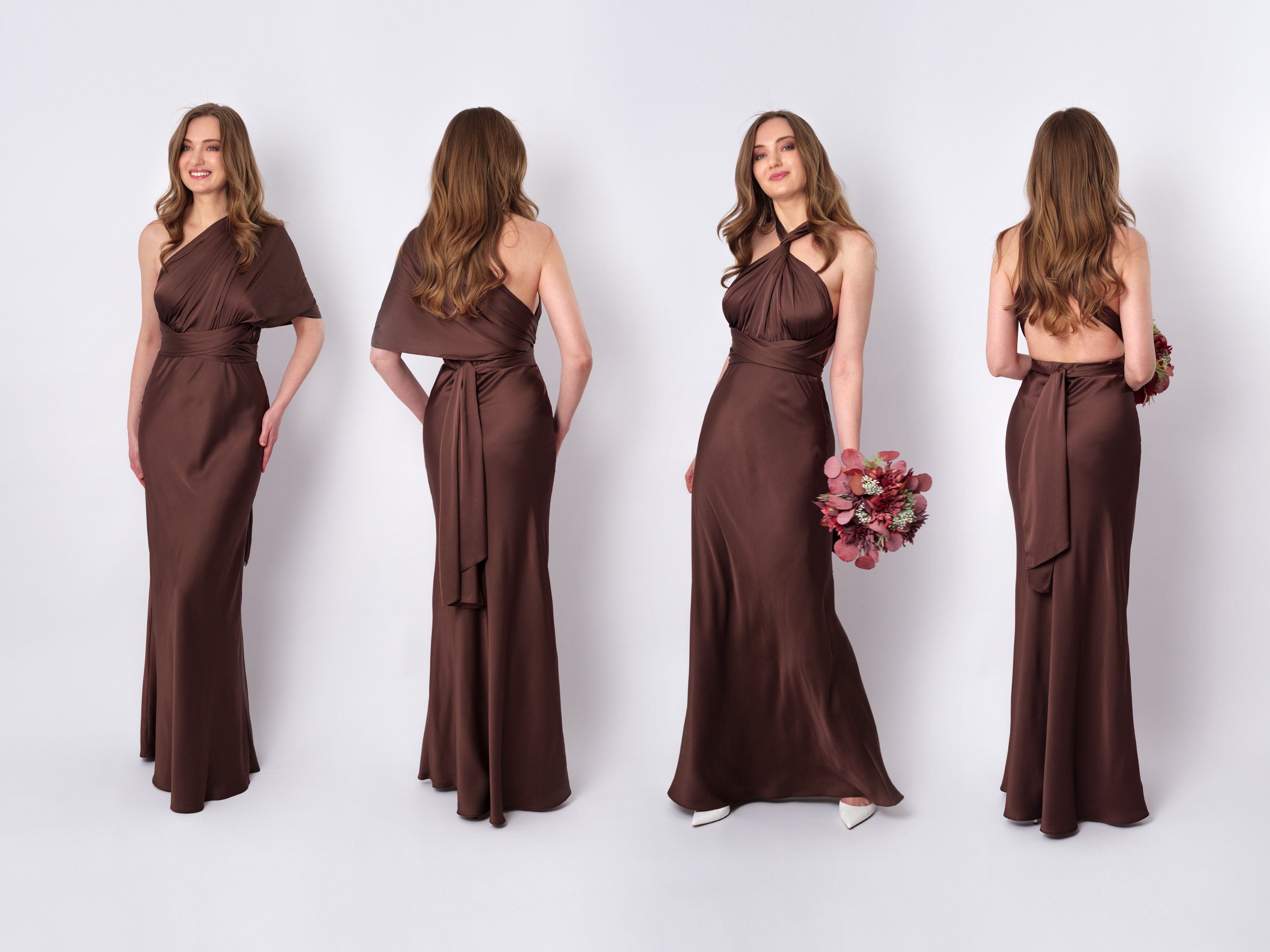 chocolate brown dress outfit