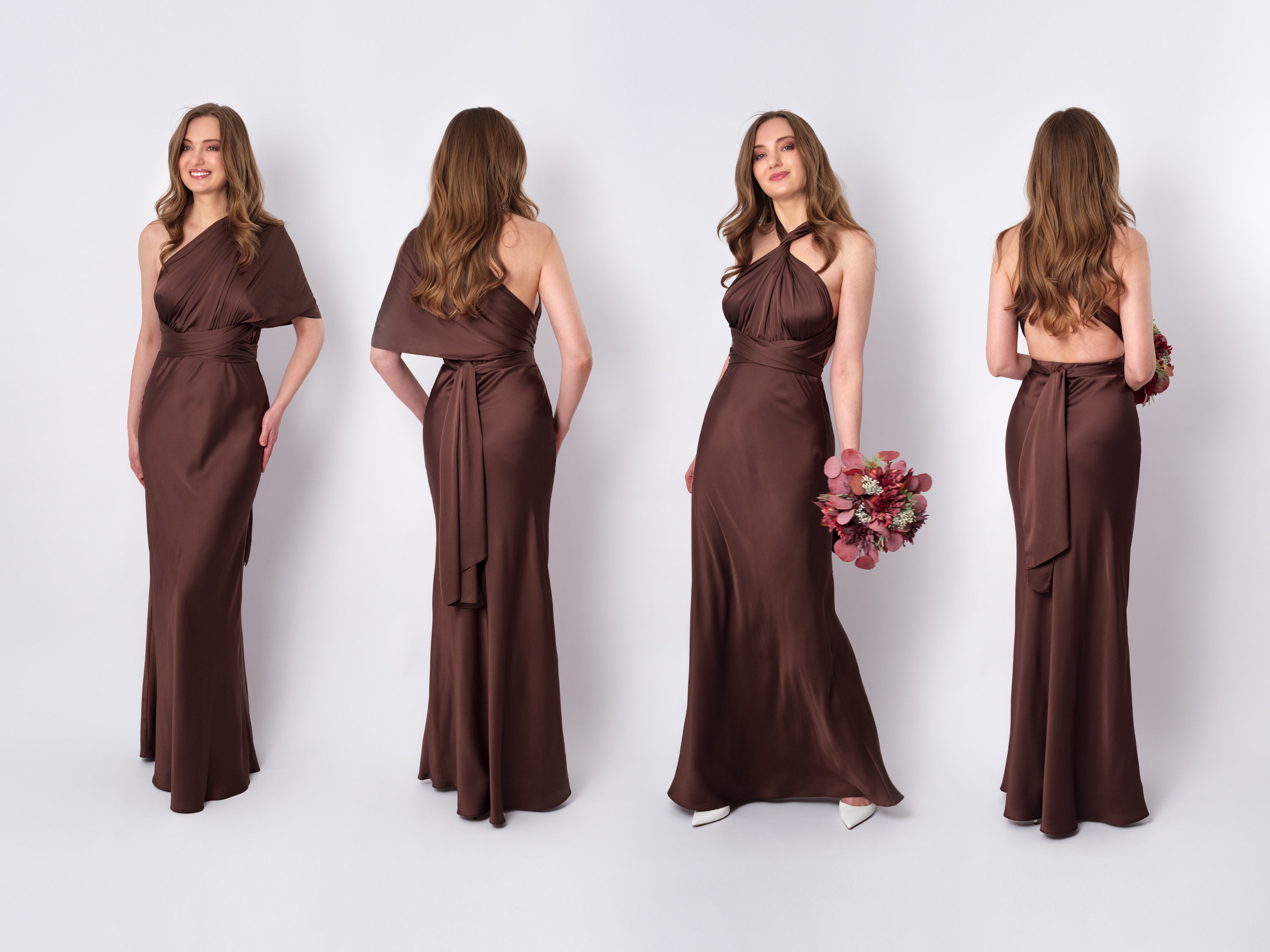 chocolate brown dresses