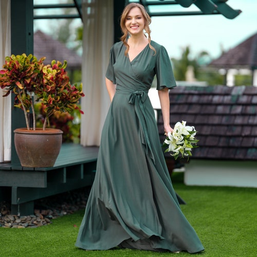 embroidered bohemian maxi dress Boho 