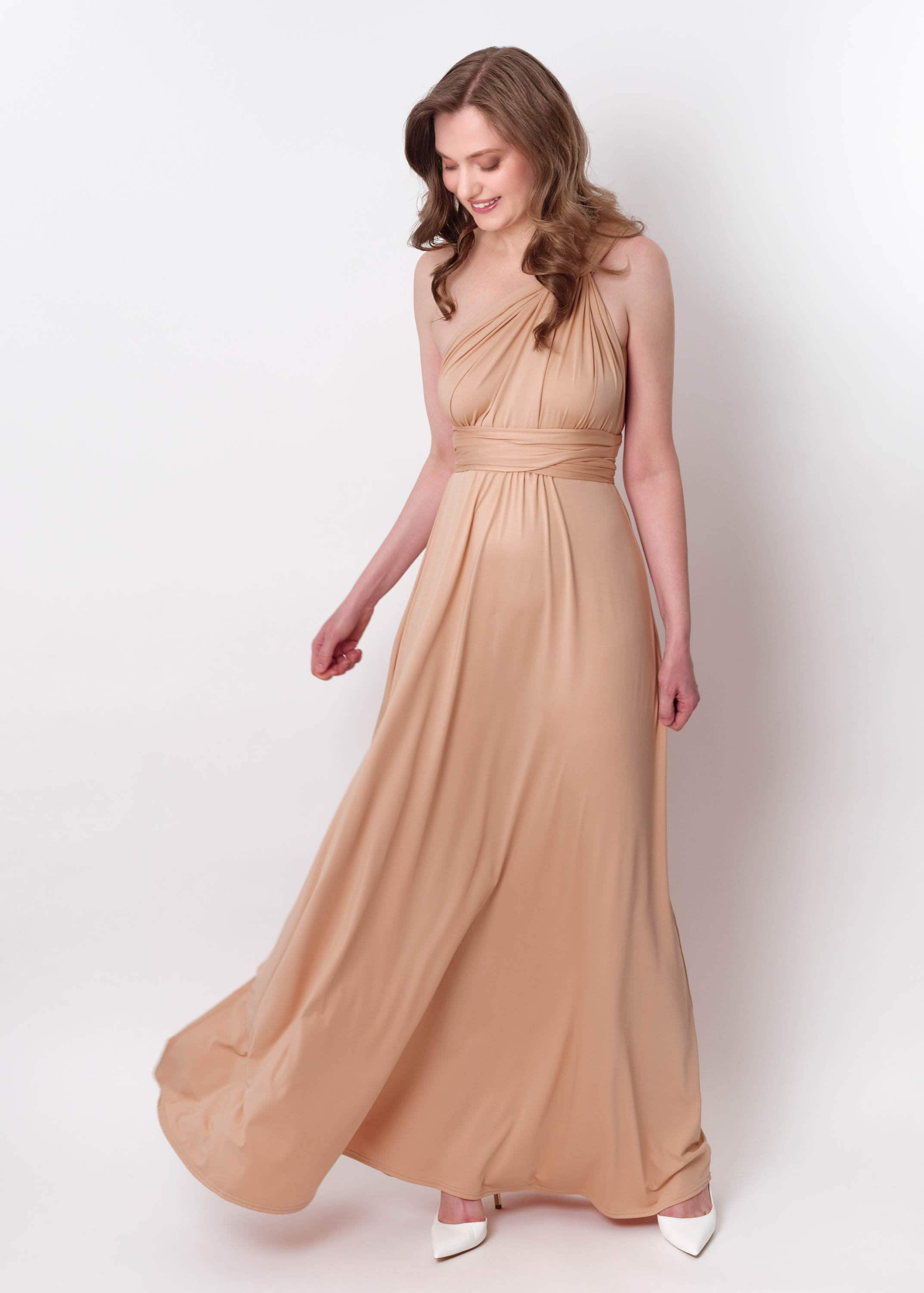 champagne gold infinity dress Elie Tahari main image 0