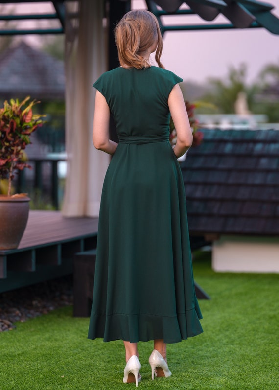 sachin and babi light blue dress TH&TH Phoebe Bridesmaid Dress In Sage Green Chiffon  TH and TH