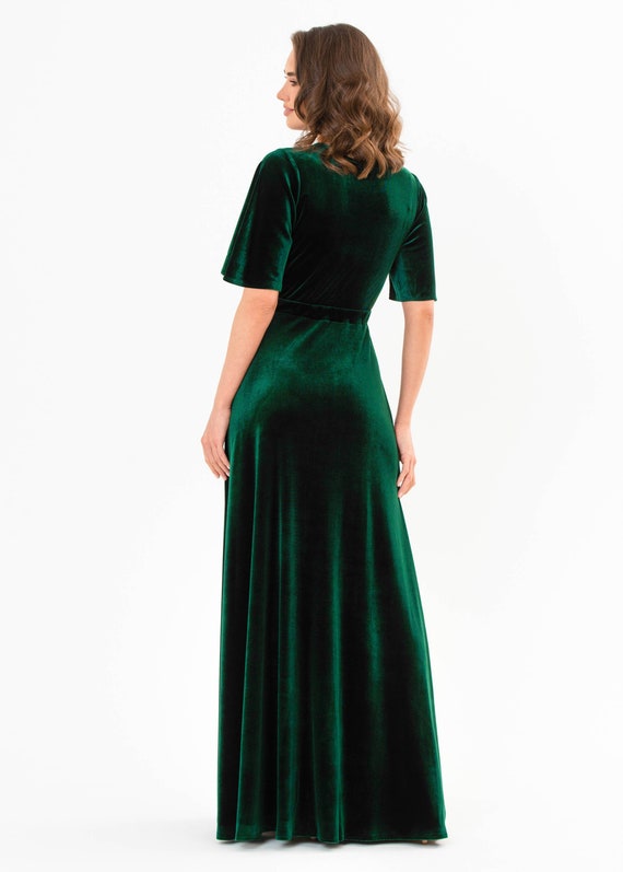 winter formal dresses emerald green SS26 Calamaro main image 1