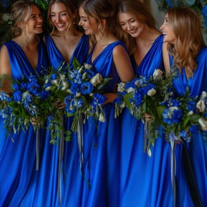 Royal Blue Plus Size Bridesmaid Dress - Etsy
