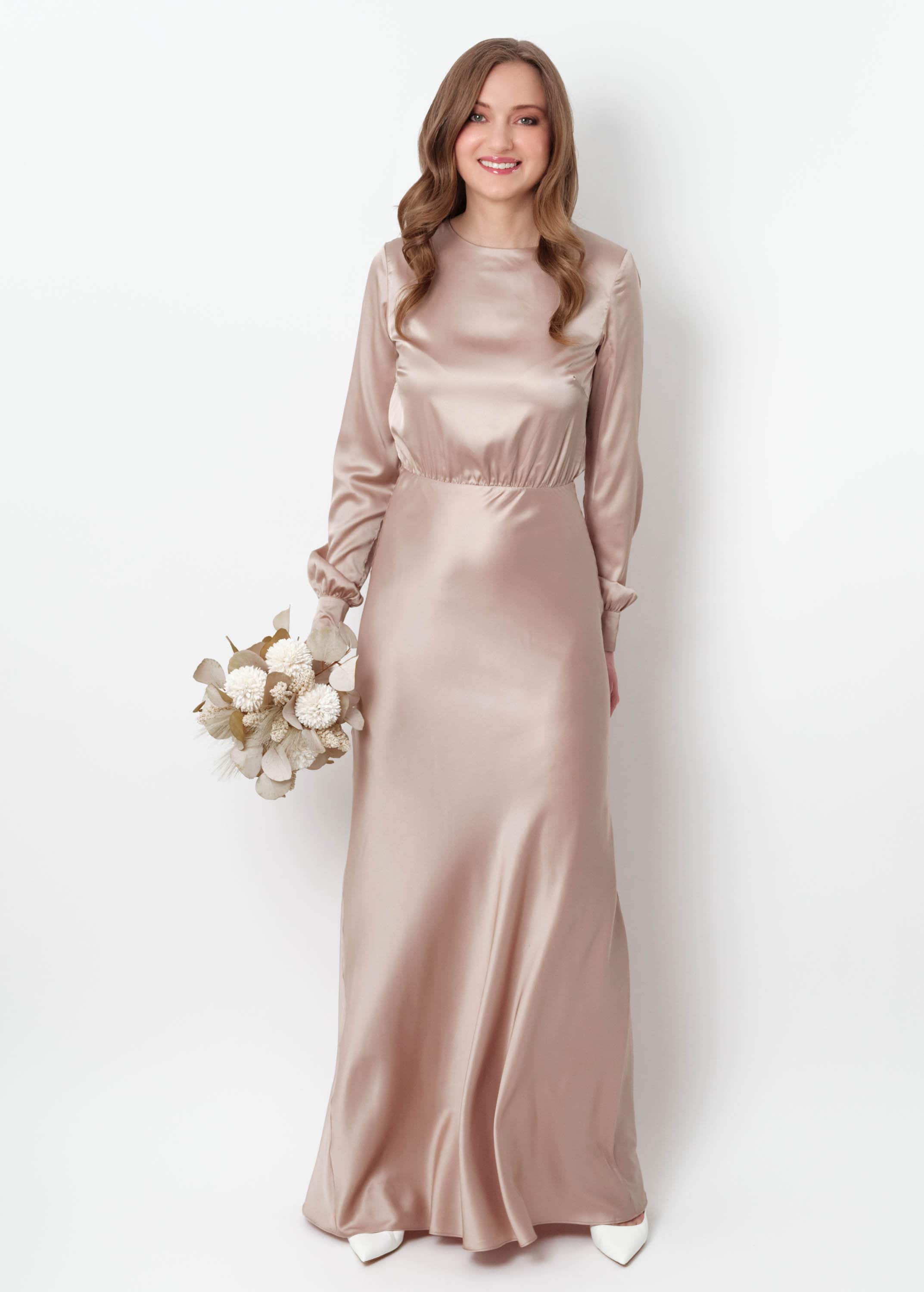 Satin Dress Dusty Rose Floral Maxi Dress Champagne Bridesmaid Silk Dressing Gown Bridesmaids Champagne Beige Silk Satin Dress Dusty Rose Floral Maxi Dress Champagne Bridesmaid Silk Dressing Gown Bridesmaids Champagne Beige Silk
