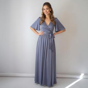 chinese dress ladies Maine Way Pleated Maxi in Grey L / Grey