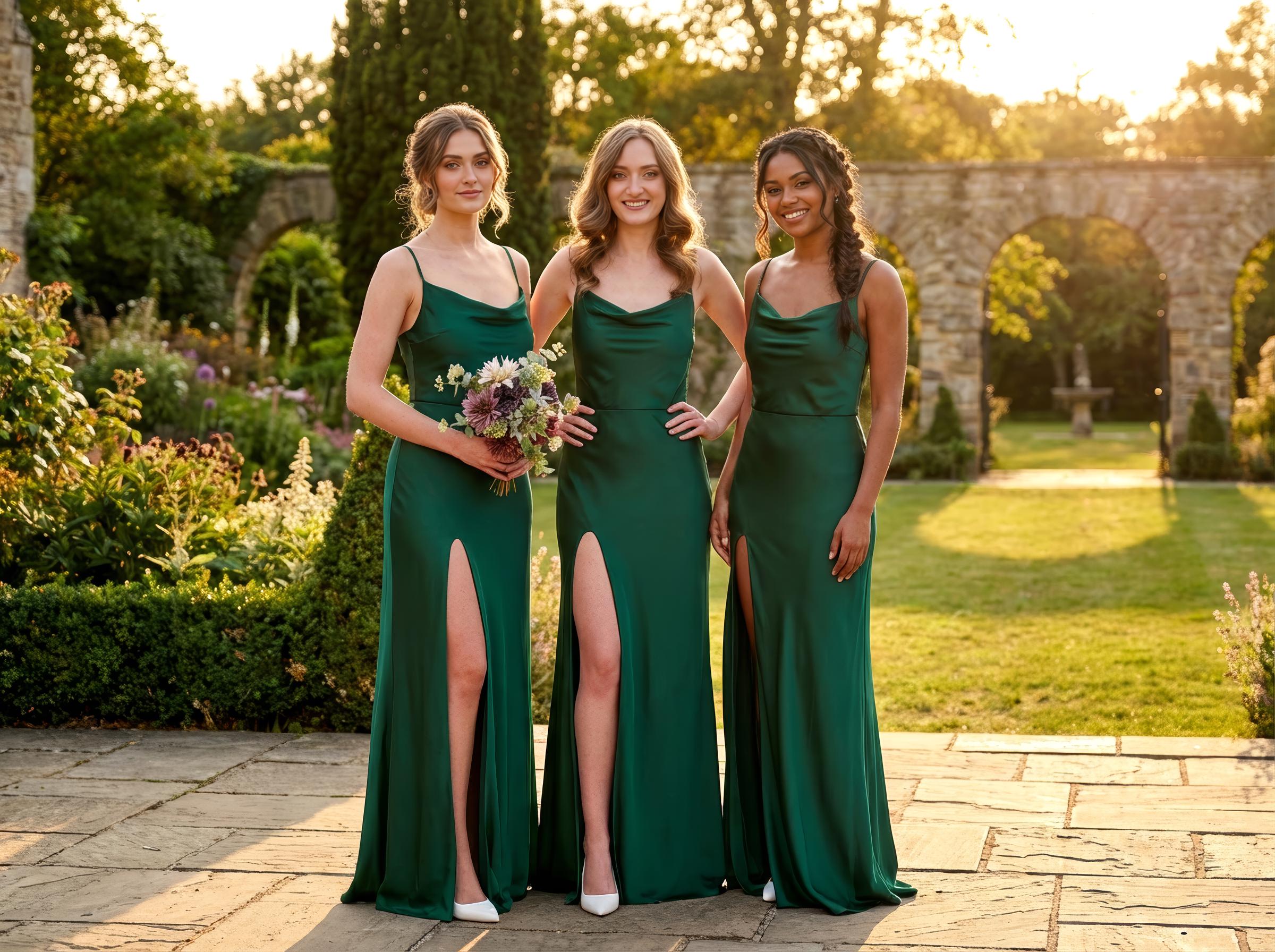 princess polly baby blue dress Forest Green Bridesmaids Dresses – Show Me Your Mumu main image 1