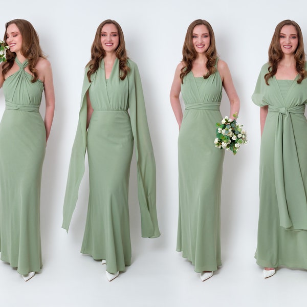 Sage Green Dress Etsy