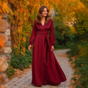 Silk Fall Dress - Etsy
