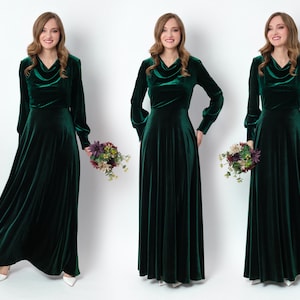 Zara Velvet Dress - Etsy New Zealand