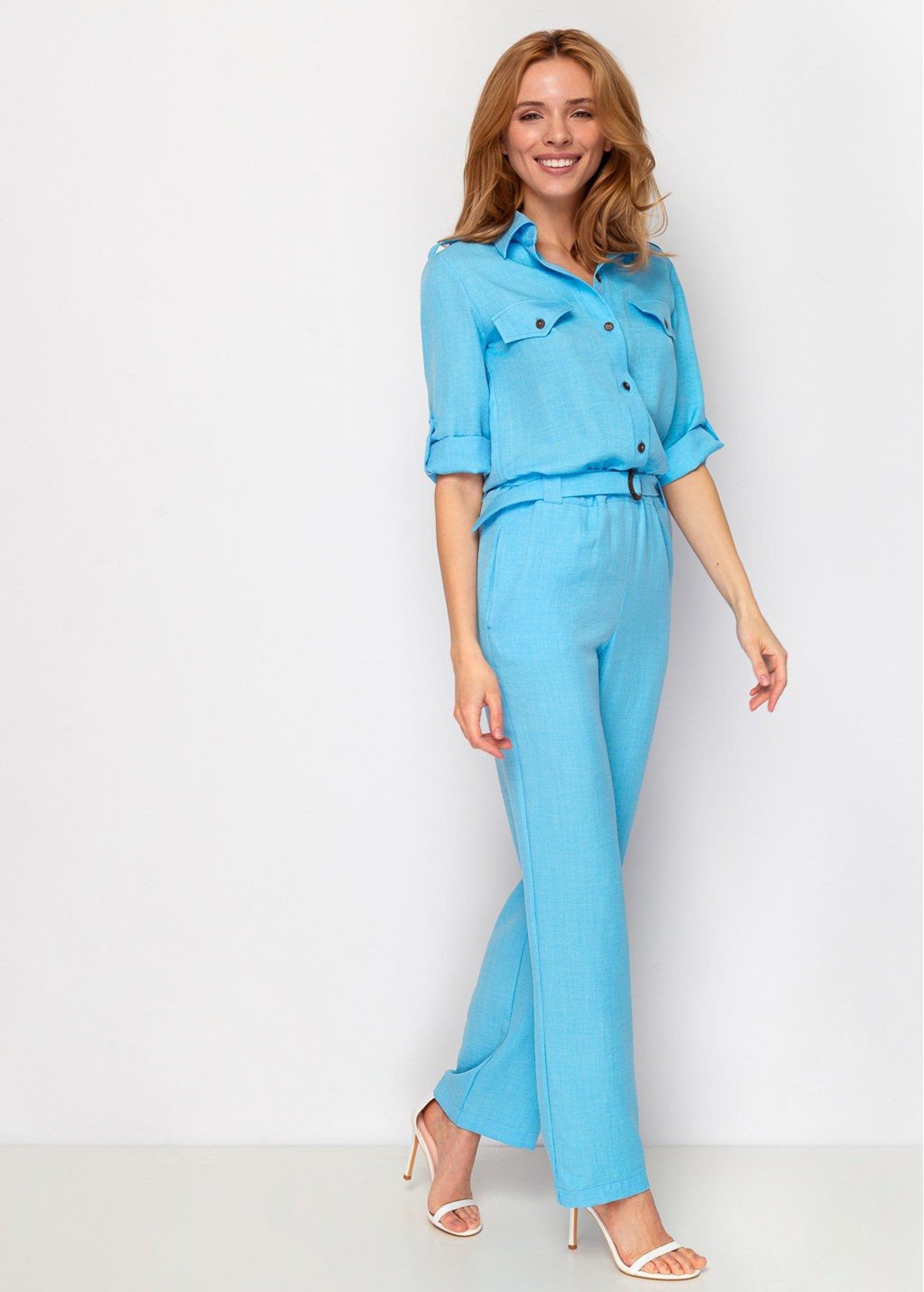 Blue jumpsuit Etsy