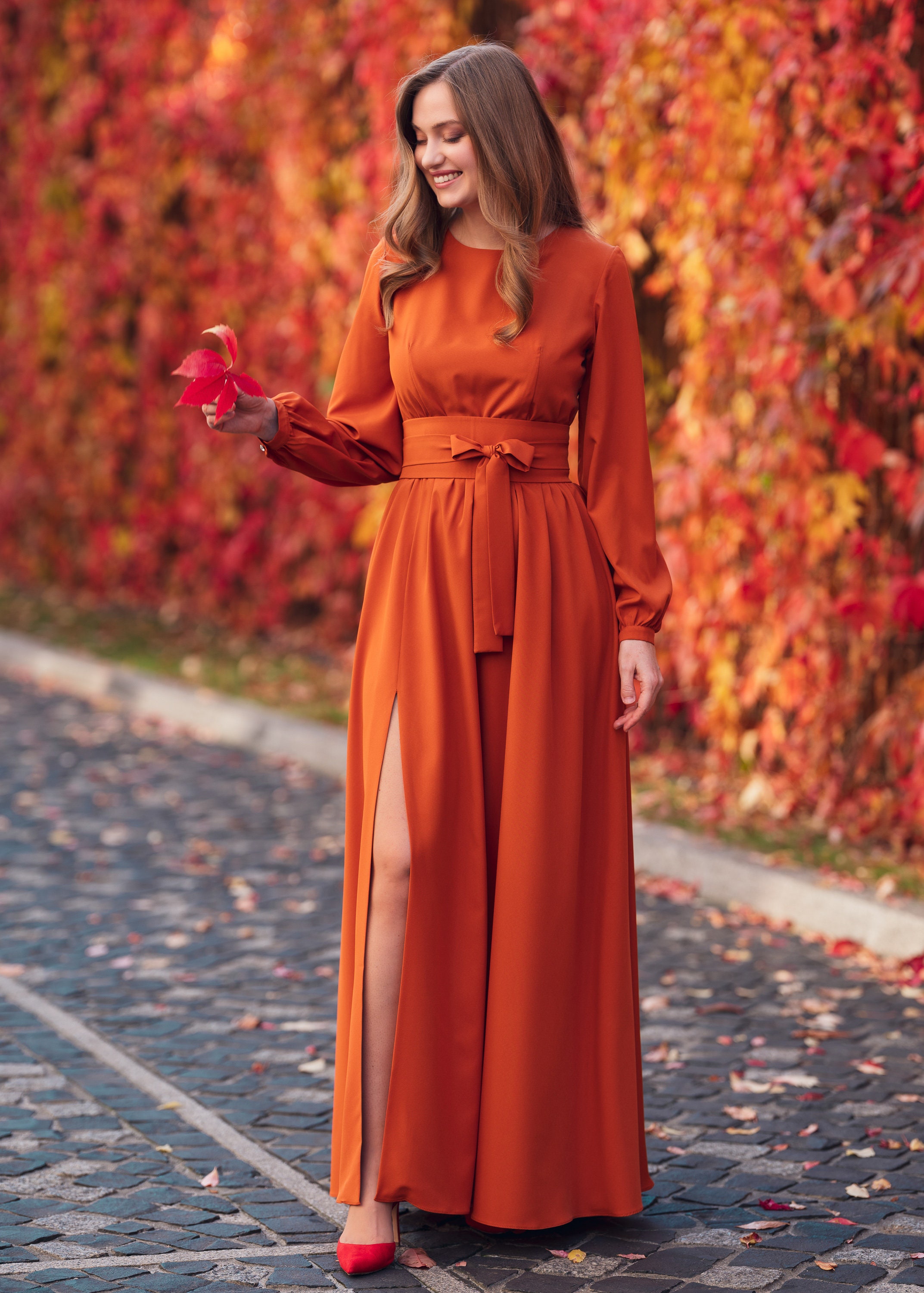 rose gold dress Janelle Beaded Maxi Dress