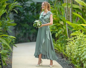 princess polly baby blue dress Green Wedding Guest Dresses