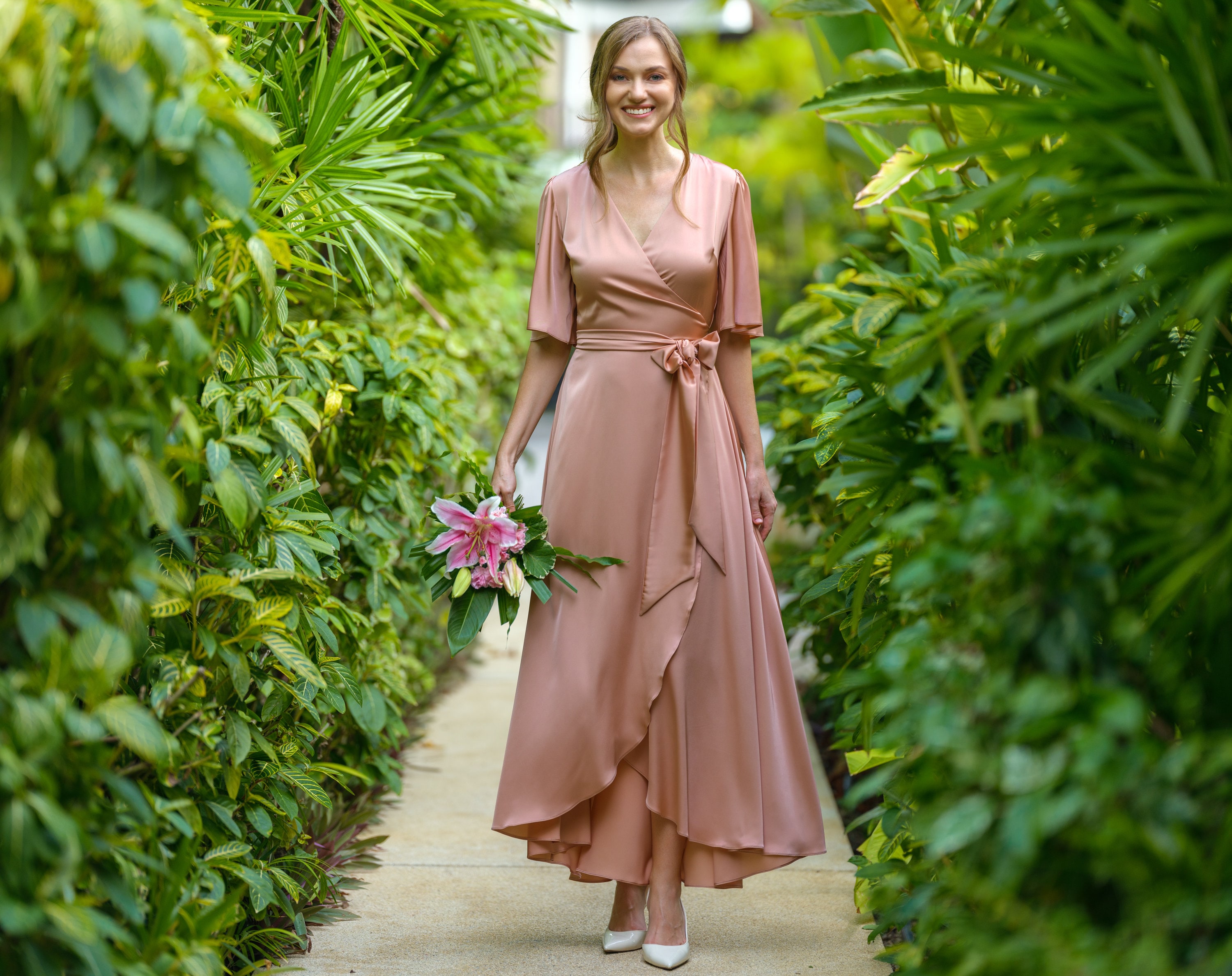 Etsy gold dress deals