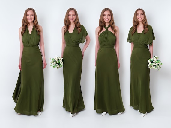 olive green dress for wedding