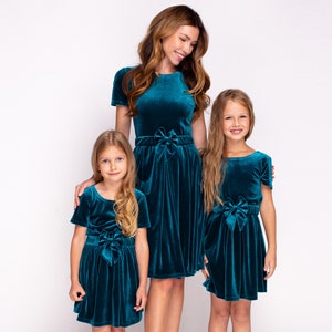 mommy and me navy blue dresses Mommy and Me Navy Blue Dress