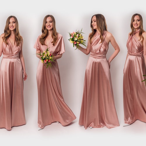 Old rose gown for maid of honor 2025