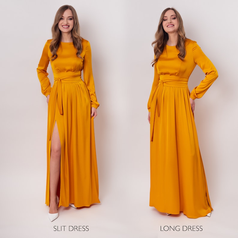 Short Sleeve Silk Dress - Teal main image 1