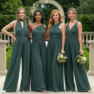jumper bridesmaid dress Black Jumpsuit main image 0