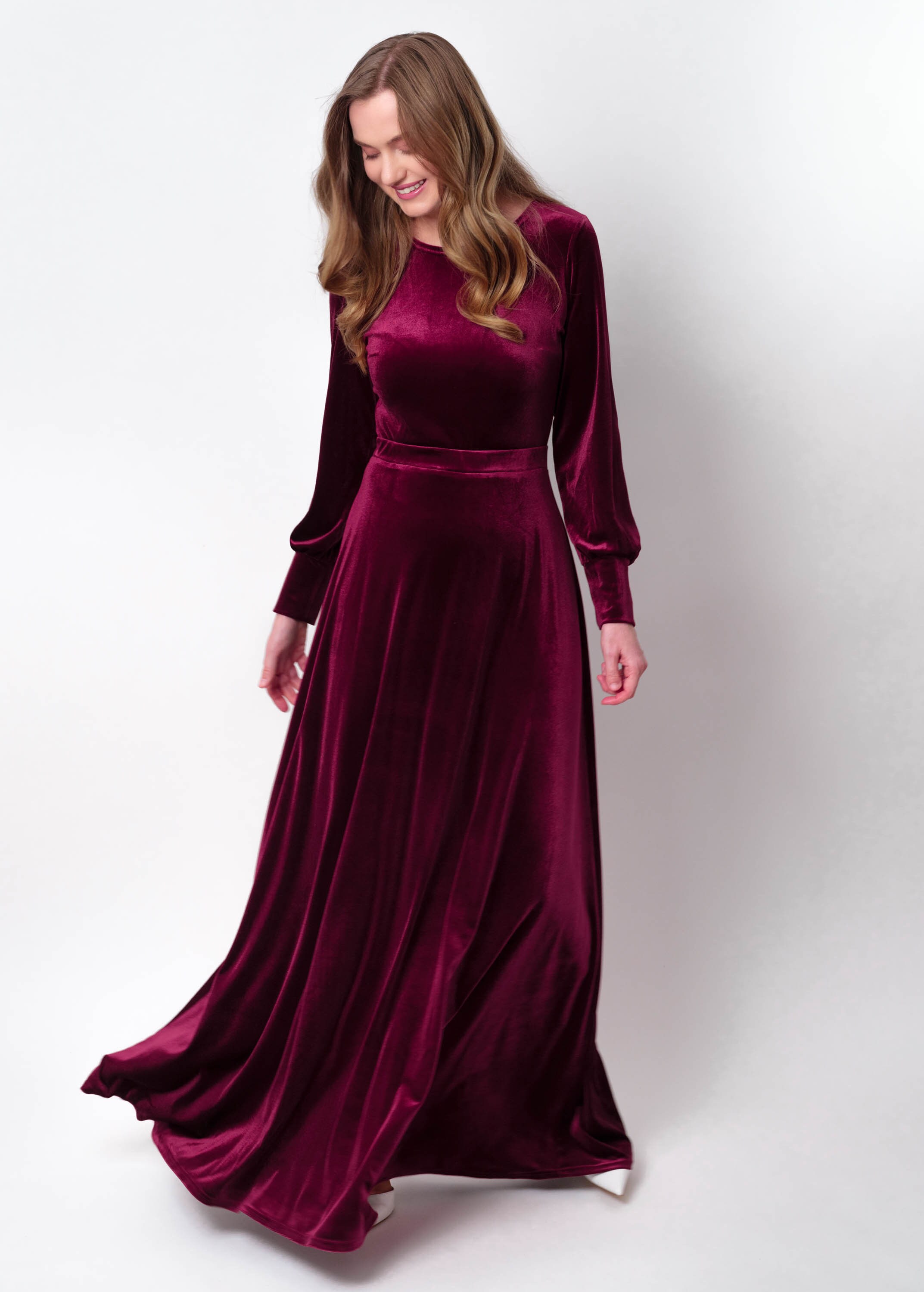 besame burgundy velvet long sleeve maxi dress A-Line Long Sleeves Velvet Burgundy Long Prom Dress, Burgundy Long For shdress