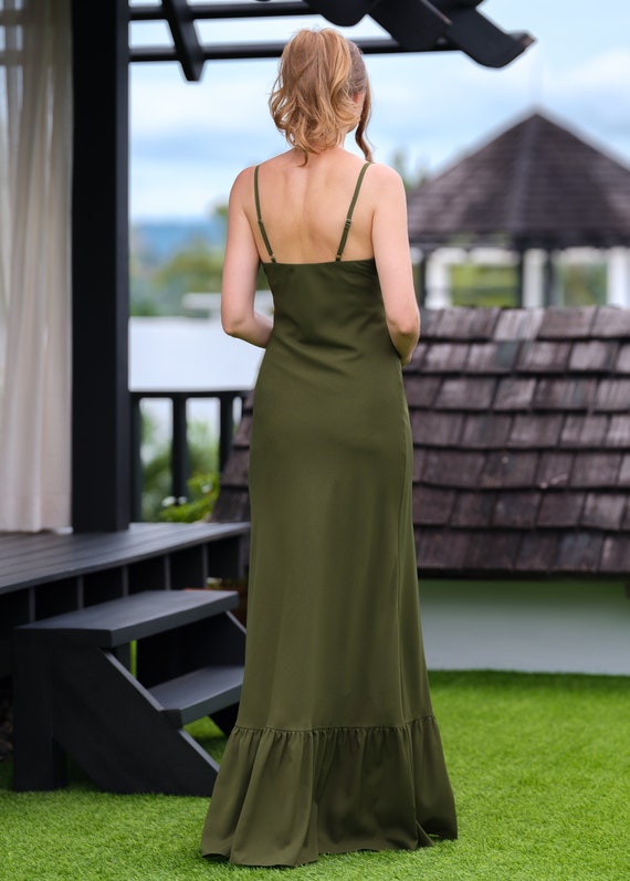 green fall mini dress Hyacinth House Emerald Burnout Velvet Oaklynn Emerald Green Velvet / XS Navy Mini Dress