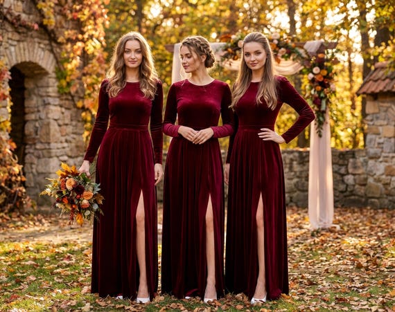 navy blue dress for baby girl Winter Wedding Dresses That Will Keep You Warm main image 0