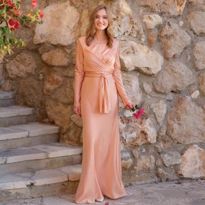 Peach Fuzz Dress - Etsy