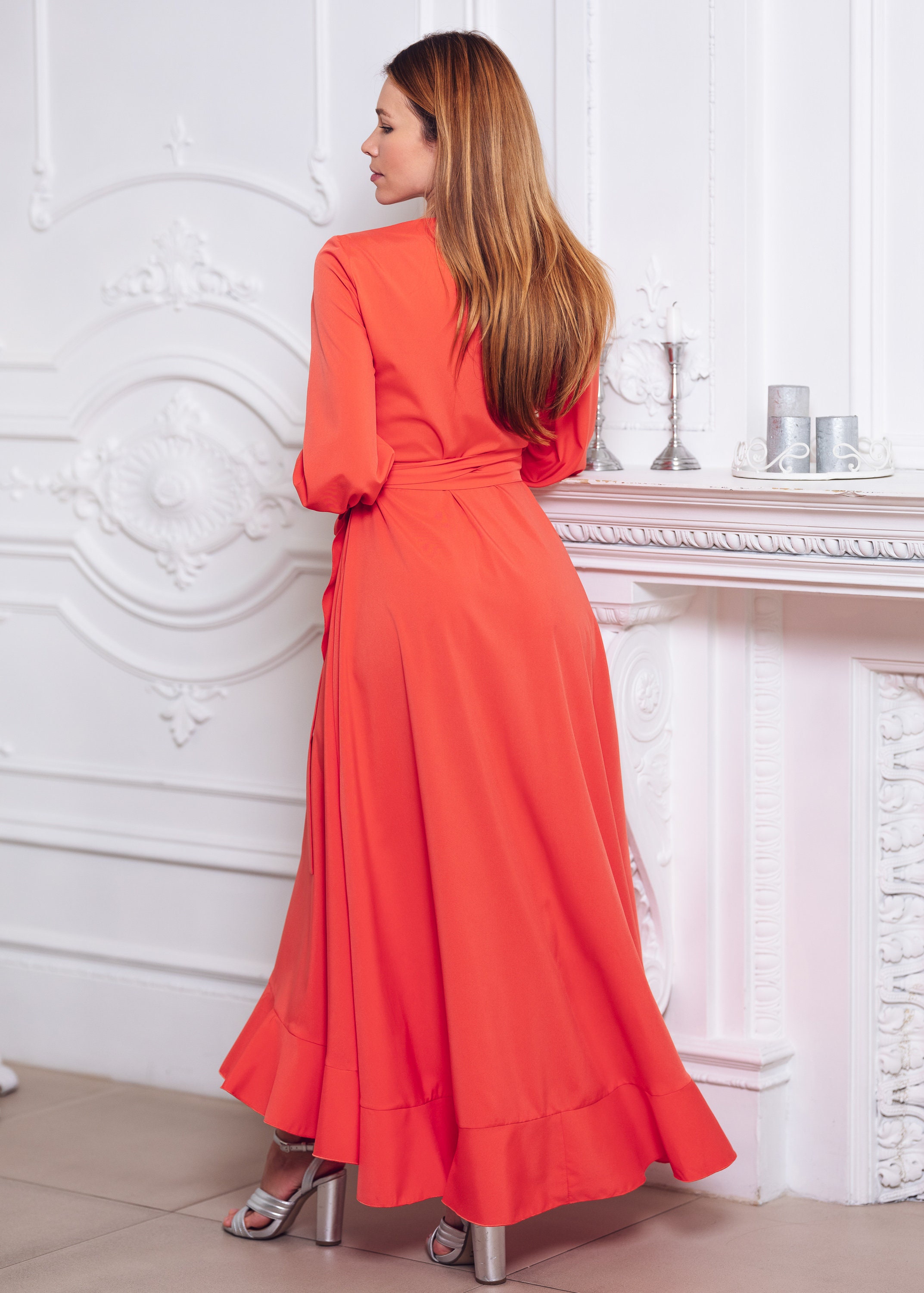 short sleeve long dress casual Real Essentials 3 Pack Women’s Maxi T-Shirt with Slit (Available In Plus Size) Went to the Cosmos Style with a woven High-Waisted Variant:Raspberry size 2