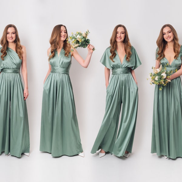 Sage Green Jumpsuit Etsy