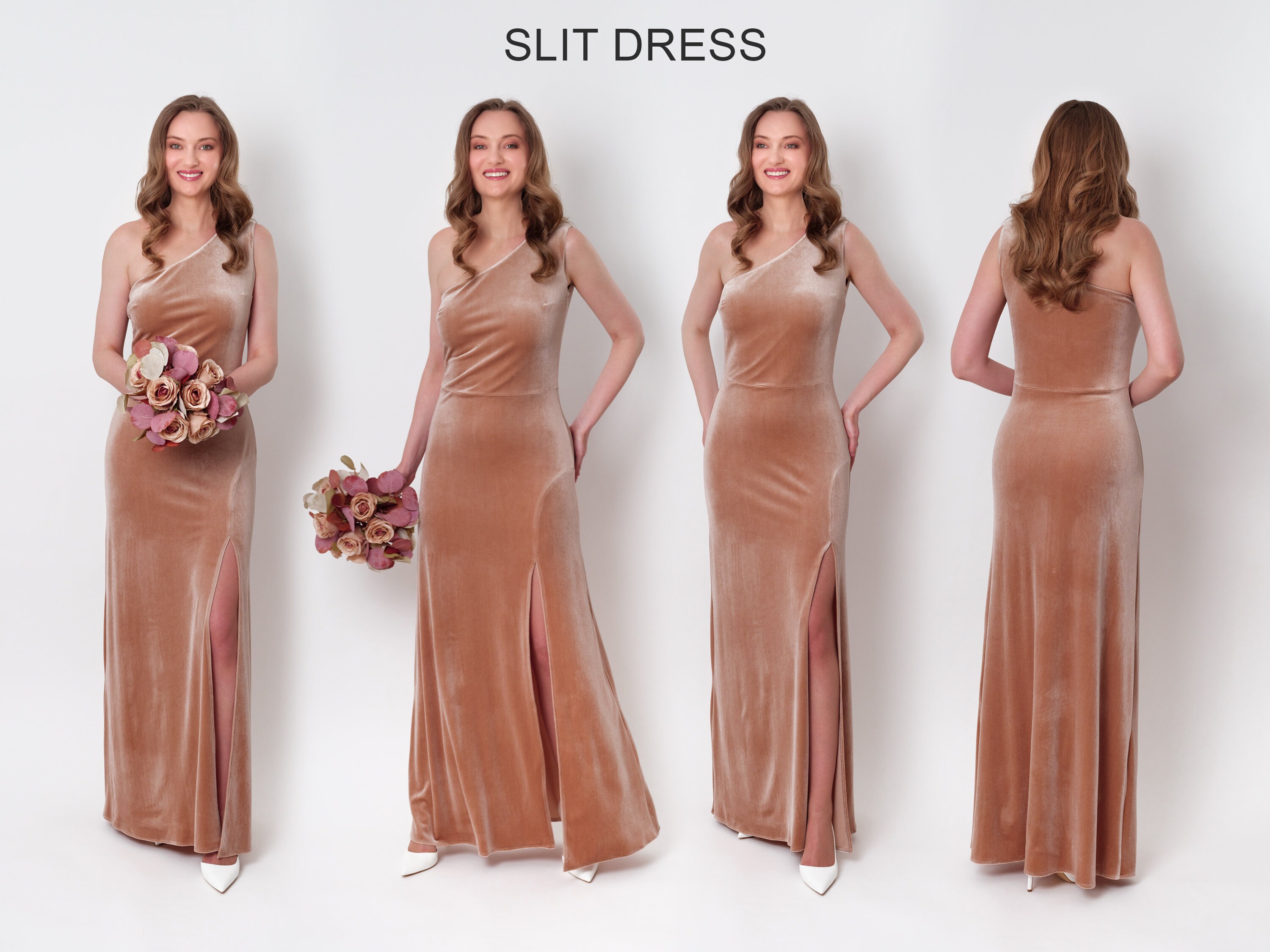 Beige velvet dress cheap
