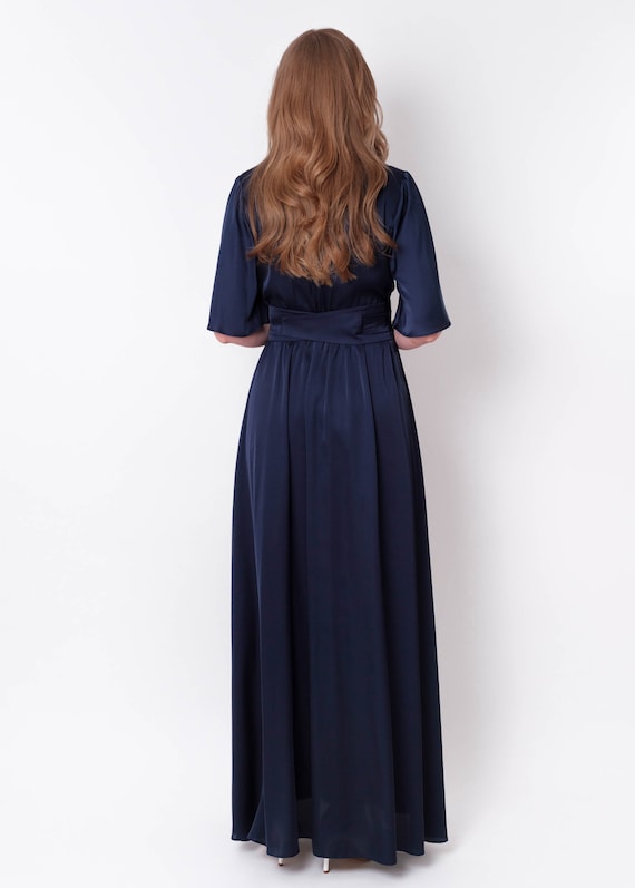 navy bridesmaid dresses with pockets Navy Blue Bridesmaid DressesAzazie